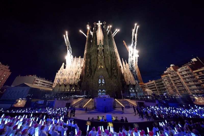El Papa Lleó XIV presideix la missa solemne de commemoració del centenari de la mort d’Antoni Gaudí i beneeix la torre de Jesucrist